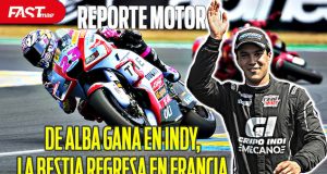 De Alba gana Indianápolis; Bastianini en Francia - REPORTE MOTOR