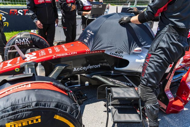 Guanyu Zhou's car (Alfa Romeo F1) in the preview of the 2022 F1 Canadian Grand Prix (PHOTO: Arturo Vega for FASTMag)