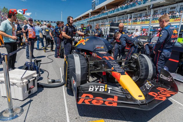 Sergio Pérez's car (Red Bull Racing) in the preview of the 2022 F1 Canadian Grand Prix (PHOTO: Arturo Vega for FASTMag)
