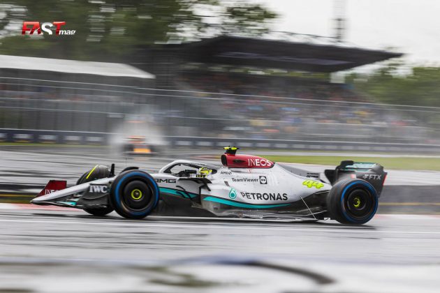 Lewis Hamilton (Mercedes AMG F1) durante la calificación del GP de Canadá, novena fecha del Mundial 2022 de F1, en el Circuito Gilles Villeneuve (FOTO: Arturo Vega para FASTMag)