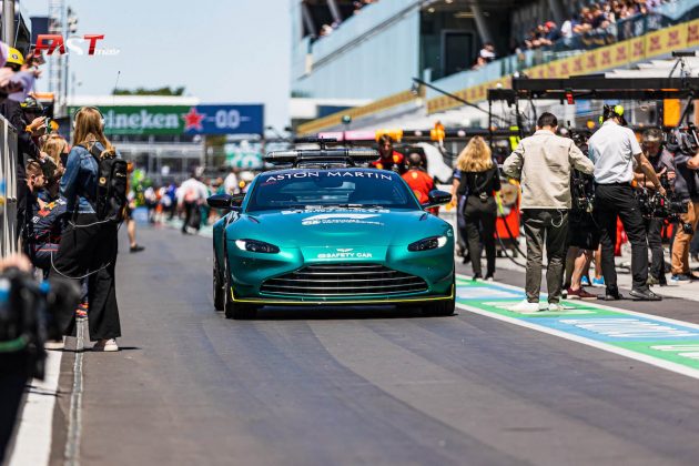 Auto de Seguridad de Aston Martin en el previo del Gran Premio de Canadá de F1 2022 (FOTO: Arturo Vega para FASTMag)