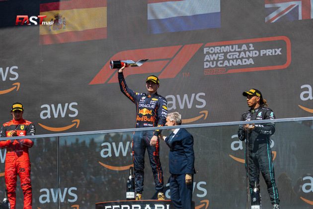 2022 F1 Canadian Grand Prix podium (PHOTO: Arturo Vega for FASTMag)