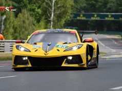 El Chevrolet Corvette C8.R No. 63 GTE Pro, conducido por Antonio García, Jordan Taylor y Nicky Catsburg, en las prácticas de la 90º Edición de las "24 Horas de Le Mans" (FOTO: Benoit Maroye para FASTMag)