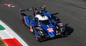 El Alpine A480 Gibson No. 36, de Nicolas Lapierre, Matthieu Vaxiviere y André Negrao, durante la calificación de las "6H de Monza" del WEC.