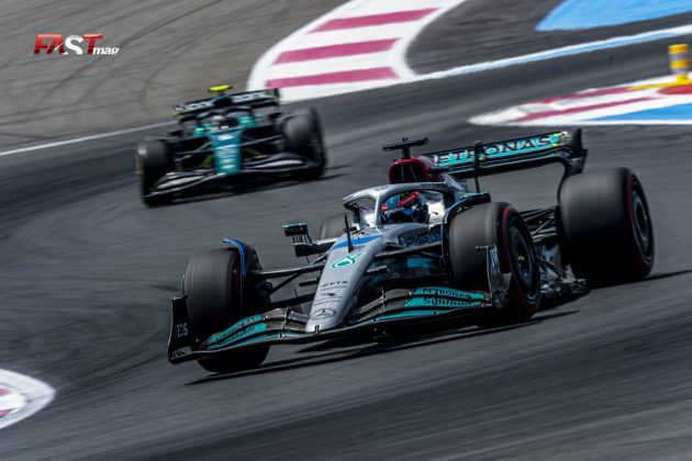 George Russell (Mercedes AMG F1) in the third practice of the 2022 F1 French GP (PHOTO: Danielle Benedetti for FASTMag)