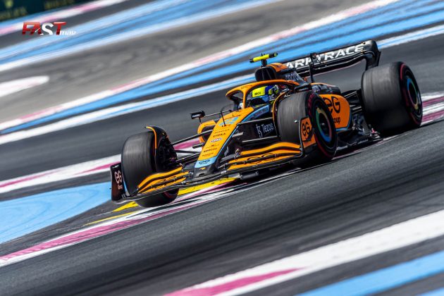 Lando Norris (McLaren) en la tercera práctica del GP de Francia de F1 2022 (FOTO: Danielle Benedetti para FASTMag)