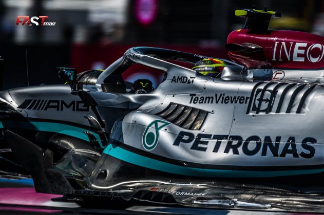 Lewis Hamilton (Mercedes AMG F1) in qualifying for the 2022 F1 French GP (PHOTO: Danielle Benedetti for FASTMag)