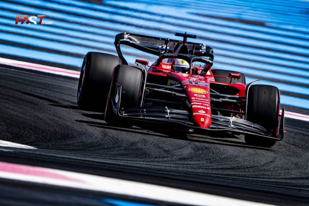 Charles Leclerc (Scuderia Ferrari) durante la primera práctica del GP de Francia 2022 de F1 (FOTO: Piergiorgio Facchinetti para FASTMag)