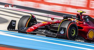 Carlos Sainz II (Scuderia Ferrari) durante la segunda práctica del GP de Francia 2022 de F1 (FOTO: Piergiorgio Facchinetti para FASTMag)