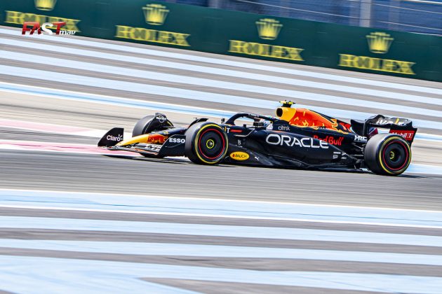 Sergio Pérez (Red Bull Racing) en la tercera práctica del GP de Francia de F1 2022 (FOTO: Piergiorgio Facchinetti para FASTMag)