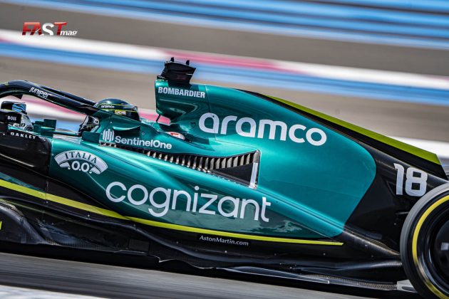 Lance Stroll (Aston Martin F1) in the third practice of the 2022 F1 French GP (PHOTO: Piergiorgio Facchinetti for FASTMag)