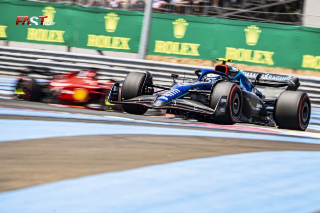 Nicholas Latifi (Williams Racing) in the third practice of the 2022 F1 French GP (PHOTO: Piergiorgio Facchinetti for FASTMag)