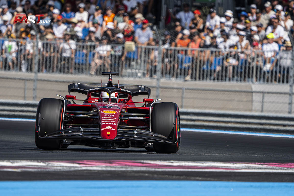 Charles Leclerc (Scuderia Ferrari) en la calificación del GP de Francia de F1 2022 (FOTO: Piergiorgio Facchinetti para FASTMag)