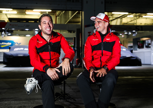 Robin Frijns y Nico Mueller en sus días en DTM con el Abt (FOTO: Audi Sport)