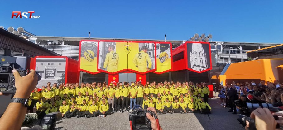 Los miembros de Scuderia Ferrari en el previo del GP de Italia F1 2022 (FOTO: Piergiorgio Facchinetti para FASTMag)