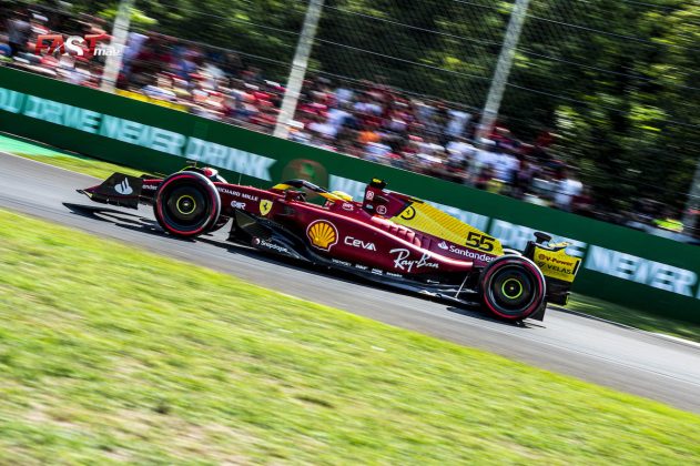 Carlos Sainz II (Scuderia Ferrari) en la calificación del GP de Italia F1 2022 (FOTO: Daniele Benedetti para FASTMag)