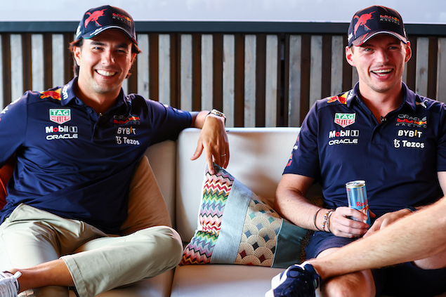 Pérez, Verstappen y Hamilton, con penalizaciones en parrilla de Italia (FOTO: Mark Thompson/Red Bull Racing)