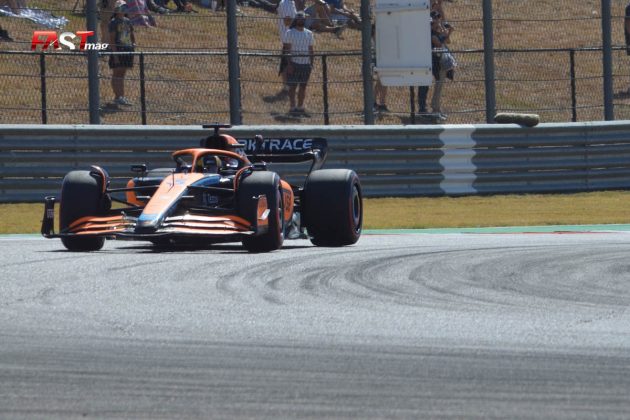 Daniel Ricciardo (McLaren) en la Práctica 3 del GP de Estados Unidos F1 2022 (FOTO: Omar Jalife para FASTMag)