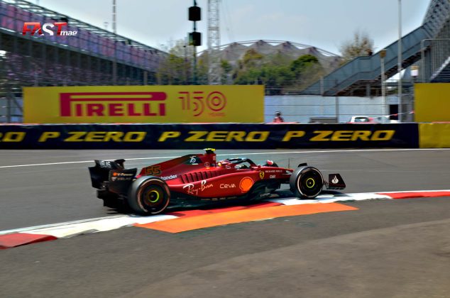 Carlos Sainz (Scuderia Ferrari) durante la Práctica 1 del GP de Ciudad de México 2022 de F1 (FOTO: Jalife)