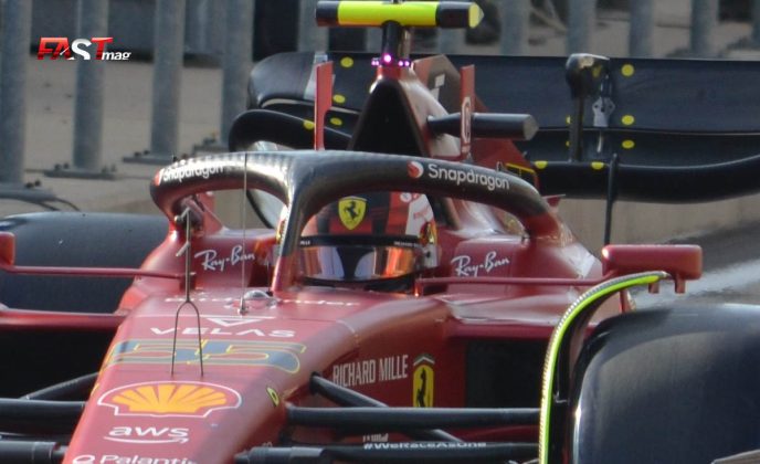 Carlos Sainz II (Scuderia Ferrari) en la calificación del GP de Estados Unidos F1 2022 (FOTO: Omar Jalife para FASTMag)