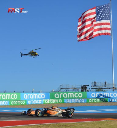 Lando Norris (McLaren F1) en la Práctica 2 del GP de Estados Unidos de F1 2022 (FOTO: Omar Jalife para FASTMag)