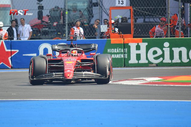 Charles Leclerc (Scuderia Ferrari) durante la Práctica 1 del GP de Ciudad de México 2022 de F1 (FOTO: Jalife)