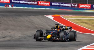 Max Verstappen (Red Bull Racing) en la Práctica 1 del GP de Estados Unidos de F1 2022 (FOTO: Arturo Vega para FASTMag)