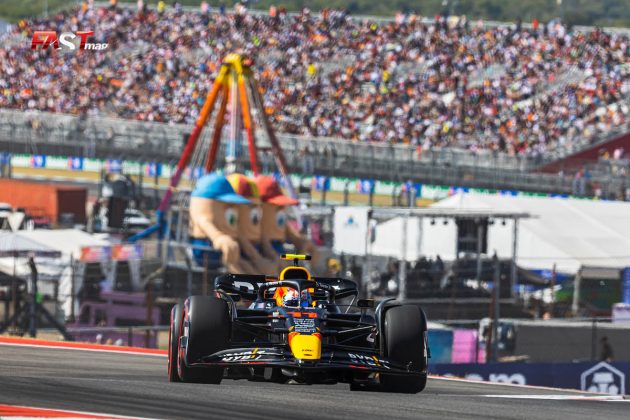 Sergio Pérez (Red Bull) en la Práctica 3 del GP de Estados Unidos F1 2022 (FOTO: Arturo Vega para FASTMag)