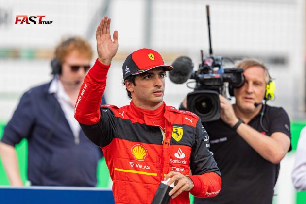 Carlos Sainz II (Scuderia Ferrari), ganador de la PP del GP de Estados Unidos F1 2022 (FOTO: Arturo Vega para FASTMag)