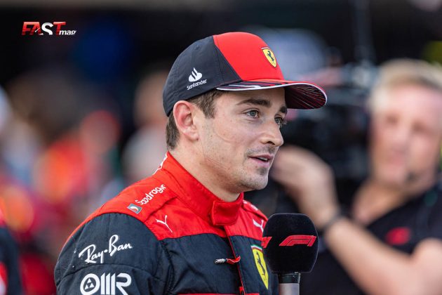 Charles Leclerc (Ferrari) tras la calificación del GP de Estados Unidos F1 2022 (FOTO: Arturo Vega para FASTMag)
