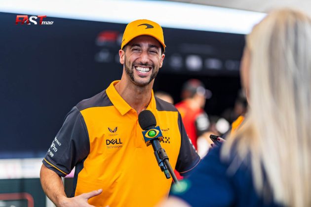Daniel Ricciardo (McLaren) en el Día de Medios del GP de Estados Unidos 2022 de F1 (FOTO: Arturo Vega para FASTMag)