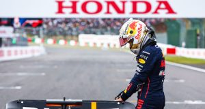 Verstappen recibió reprimenda, mantuvo PP de GP de Japón (FOTO: Mark Thompson/Red Bull Racing)