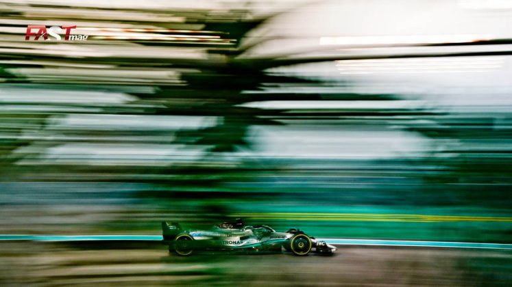 George Russell (Mercedes AMG F1) durante el GP de Abu Dabi 2022 de F1 (FOTO: Arturo Perea para FASTMag)