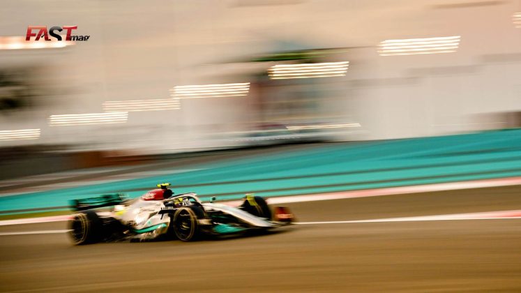Lewis Hamilton (Mercedes AMG F1) durante el GP de Abu Dabi 2022 de F1 (FOTO: Arturo Perea para FASTMag)