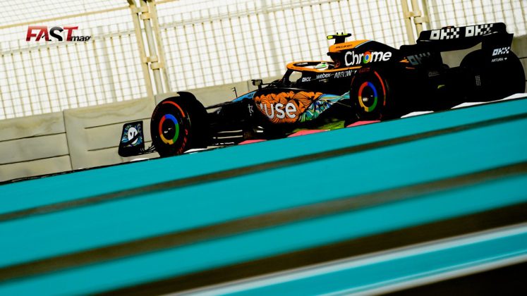 Pato O’Ward (McLaren F1) en la Práctica 1 del GP de Abu Dabi 2022 (FOTO: Arturo Perea para FASTMag)