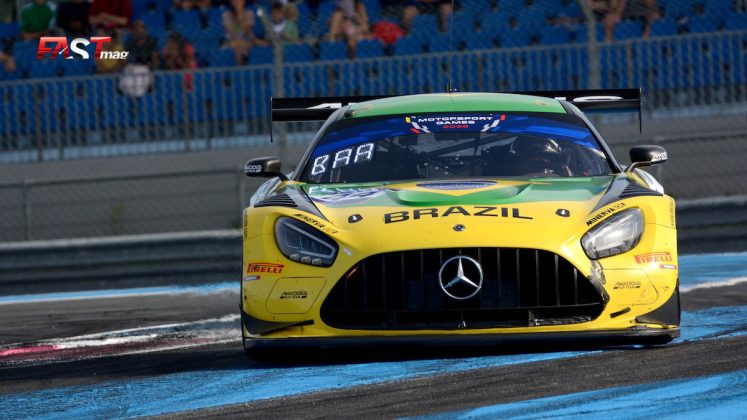 Mercedes-AMG GT3 de Bruno Baptista (Akkodis ASP Team/Brasil) en el FIA Motorsport Games 2022 (FOTO: Yann Seite para FASTMag)