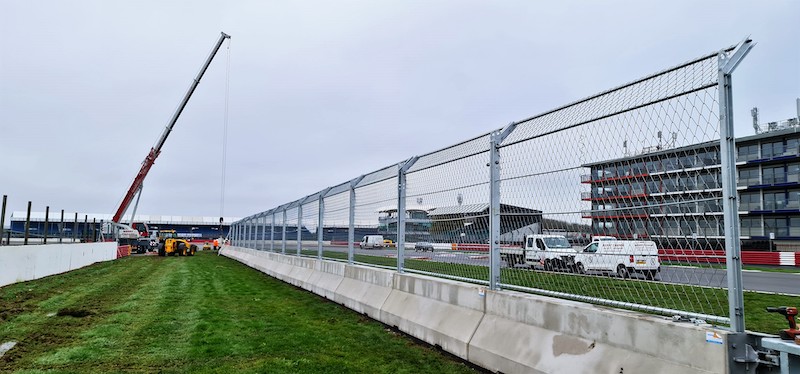 Silverstone usará vallas nuevas de Geobrugg en Wellington (Foto: Geobrugg)