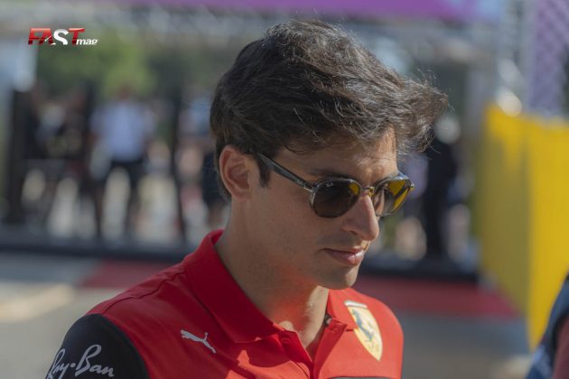 Carlos Sainz (Scuderia Ferrari) en el inicio de actividades de domingo en el GP de Francia F1 2022 (FOTO: Piergiorgio Facchinetti para FASTMag)