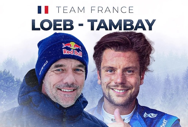 Loeb y Tambay conformarán Equipo Francia en ROC 2023 (FOTO: Race of Champions)