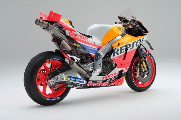 Versión 2023 de la RC213V de Repsol Honda Team de MotoGP (FOTO: HRC)