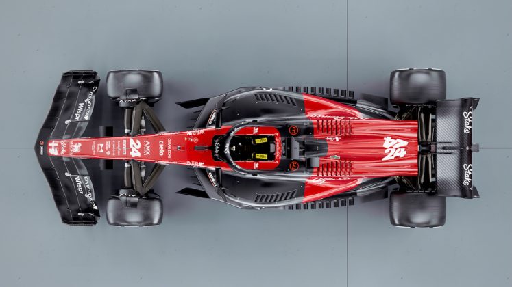 Imagen de estudio del modelo C43 de Alfa Romeo F1 Team (FOTO: Sauber Motorsport)