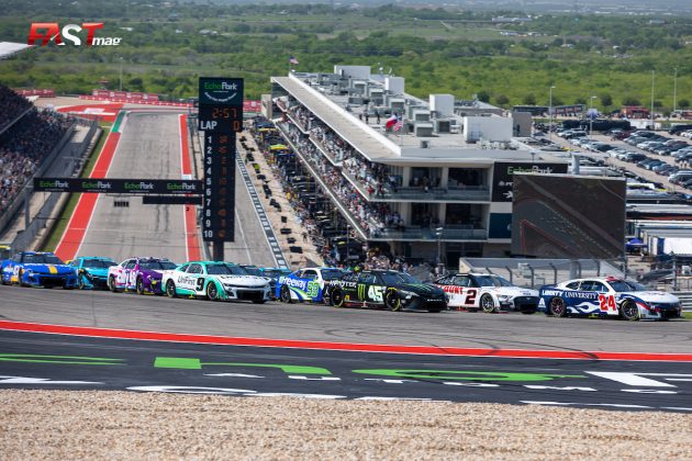 Arranque del EchoPark GP de Copa NASCAR 2023 en el Circuito de las Américas (FOTO: Arturo Vega para FASTMag)
