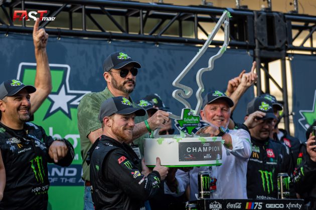 Tyler Reddick, ganador del EchoPark GP de Copa NASCAR 2023 en el Circuito de las Américas (FOTO: Arturo Vega para FASTMag)