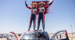Al-Attiyah, ganador del Sonora Rally 2023 (FOTO: Kin Marcin/Red Bull Content Pool)