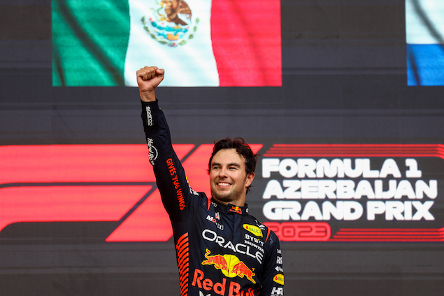 Checo Pérez repite victoria en GP de Azerbaiyán (FOTO: Alex Pantling/Red Bull Racing)