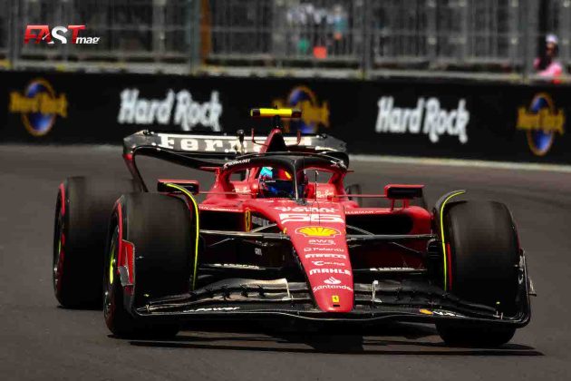 Carlos Sainz (Scuderia Ferrari) en la calificación del Gran Premio de Miami 2023 de F1 (FOTO: Luis Ugarte para FASTMag)