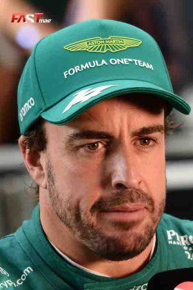 Fernando Alonso (Aston Martin F1 Team) tras la calificación del Gran Premio de Miami 2023 de F1 (FOTO: Luis Ugarte para FASTMag)