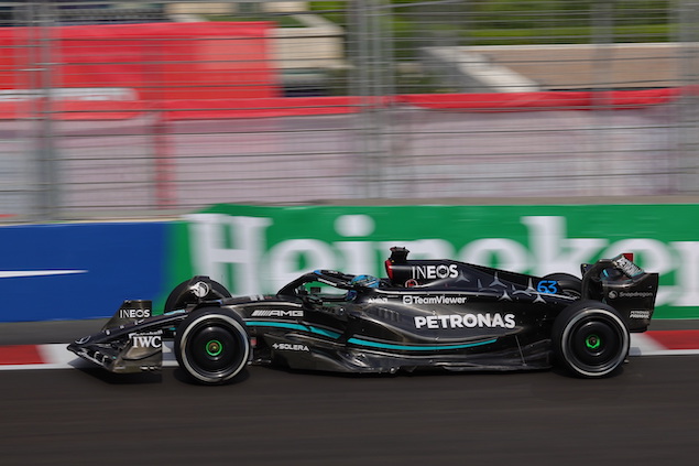 F1 Miami: 1-2 de Mercedes, con Russell adelante, en Práctica 1 (FOTO: Wolfgang Wilhelm/Mercedes-AMG F1)