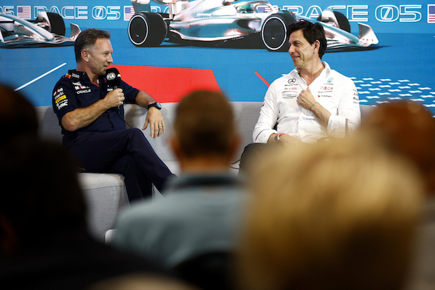 Wolff le comparte consejo a Horner para posible lucha Pérez-Verstappen (FOTO:Jared C. Tilton/Red Bull Racing)