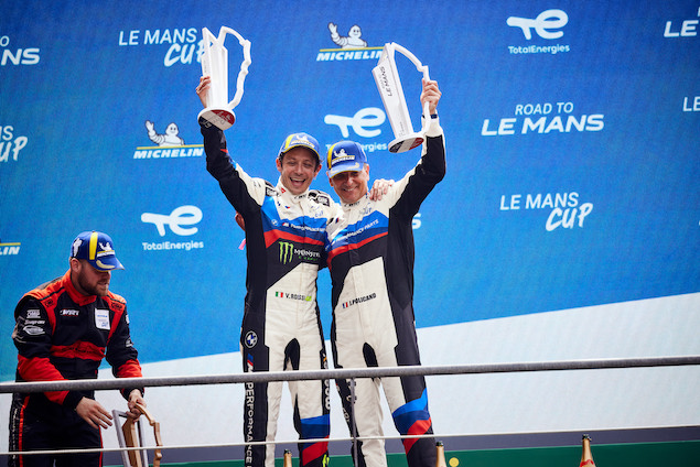 Valentino Rossi gana en Le Mans con BMW (FOTO: BMW M Motorsport)